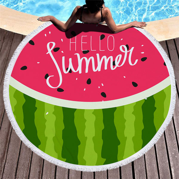 Toalla de Playa Microfiber Premium - Secado Rápido y Diseño Estampado
