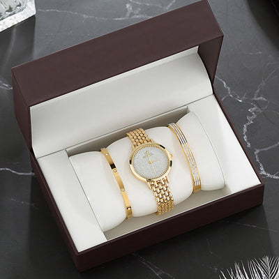 Conjunto de Reloj de Lujo para Mujer en Oro - Image 19