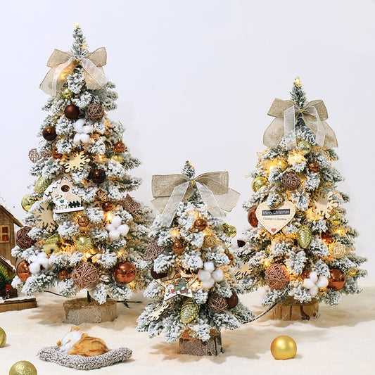 Miniárboles de Navidad con Textura Aterciopelada - Decoraciones PVC Puntiagudas - Image 2