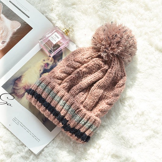 Gorro de Lana Gruesa Abrigado Versátil para Invierno - Image 11