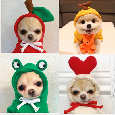 Sudadera con Capucha para Perros Pequeños - Abrigo Polar Verde Otoño Invierno - Image 4