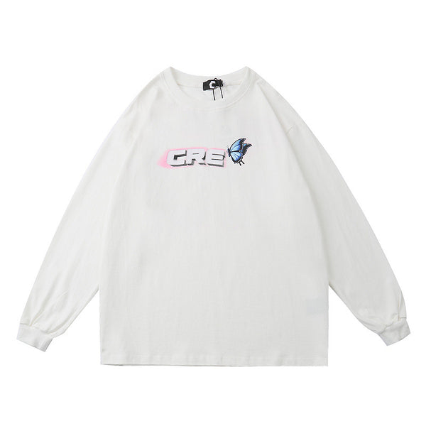 Playera con Estampado de Mariposas