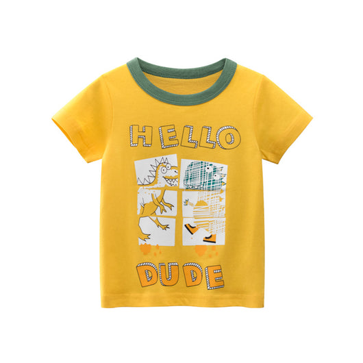 Camiseta Infantil Coreana de Manga Corta para Niño - Image 10
