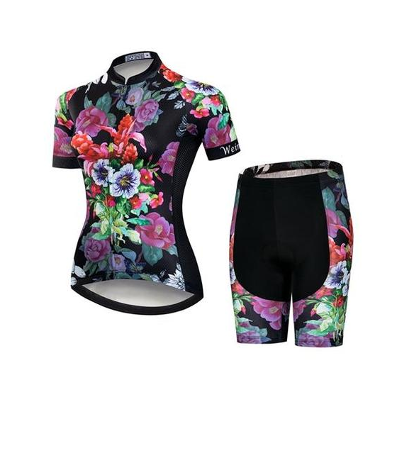 Kit Ciclismo Profesional DAHLIA - Conjunto Jersey y Pantalón Manga Larga - Image 5
