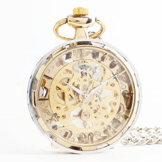 Reloj de Bolsillo Mecánico Dorado - Image 2