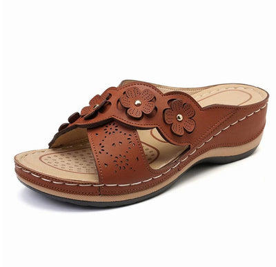 Zapatos Retro Flores con Punta Redonda - Comodidad Máxima - Image 8