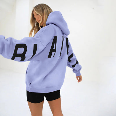 Sudadera Estampada Gruesa Oversize de Manga Larga Versátil - Image 20
