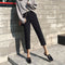 Pantalón Harem Overol Negro Elegante para Mujer