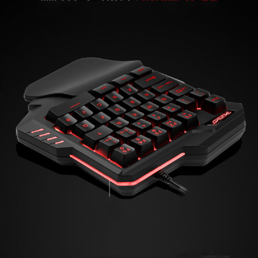Teclado Mecánico Gaming RGB de Una Mano