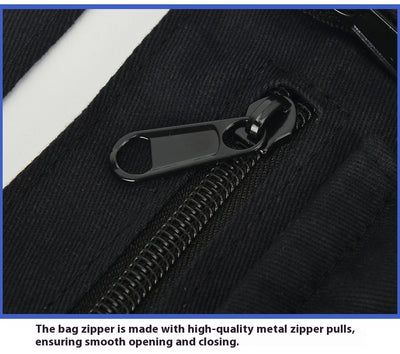 Bolsa Crossbody Retro con Remaches y Compartimentos Múltiples para Hombre y Mujer - Image 13