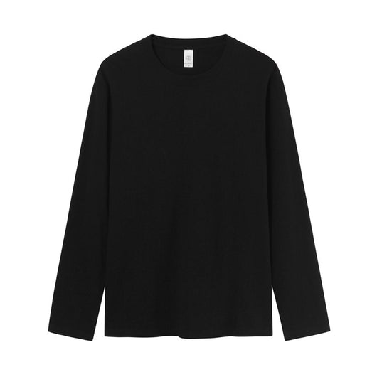 Camiseta Manga Larga Blanca Hombre Algodón Puro Oversized - Image 12