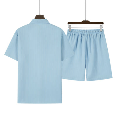 Conjunto de Playa Hombre: Camisa Suelta y Pantalones Cortos - Image 15