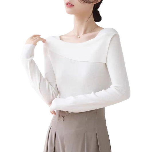 Suéter Cuello Solapa Elegante para Mujer - Colección Otoño Invierno - Image 5