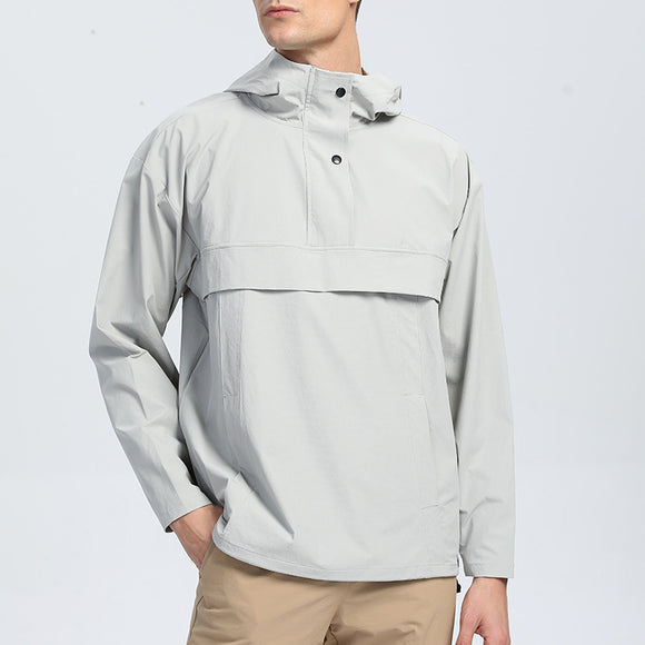 Chaqueta Impermeable para Montaña y Deportes al Aire Libre Hombre Secado Rápido