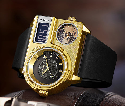 Reloj Deportivo Casual para Hombre con Esfera Grande y Correa de Cuero - Image 16