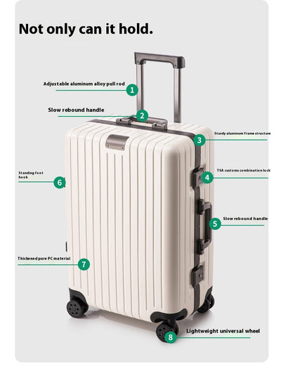 Maleta de Viaje Universal con Ruedas PC de Gran Capacidad - Image 10