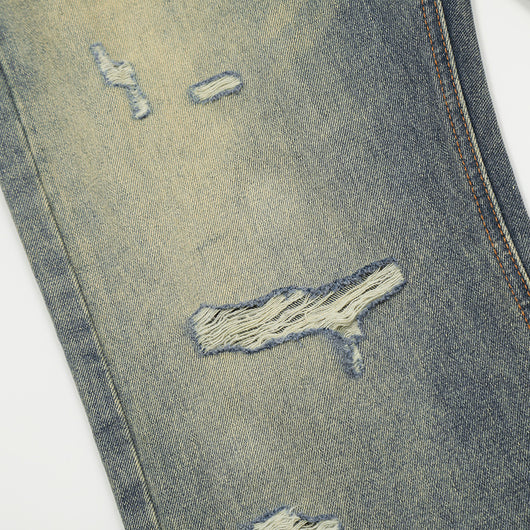 Pantalones Vaqueros Rotos Estilo Punk Retro para Hombre - Image 4