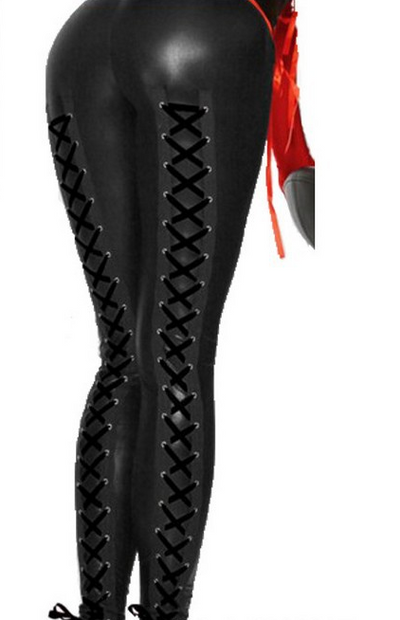 Leggings de talle bajo con cordones - Image 7