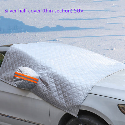 Protector Solar para Parabrisas con Revestimiento Plateado - Bloqueador de Nieve y Calor - Image 12