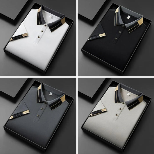 Camisa Casual de Verano para Hombre con Solapa - Manga Corta Combinable - Image 10