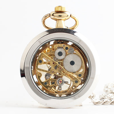 Reloj de Bolsillo Mecánico Dorado - Image 3