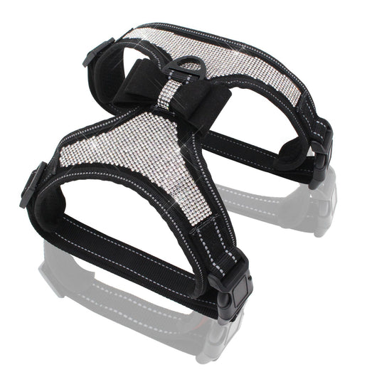 Arnés Reflectante de Pecho para Mascotas con Brillantes de Cristal - Image 18