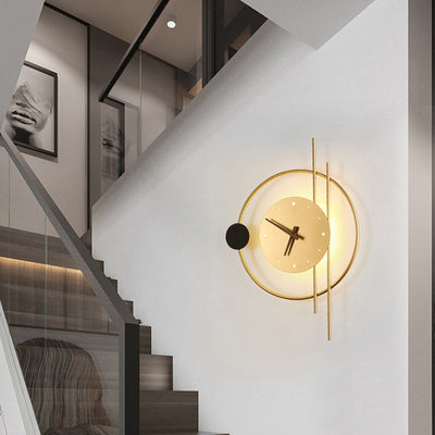 Lámpara Reloj de Pared Moderno con Función Horaria - Image 4