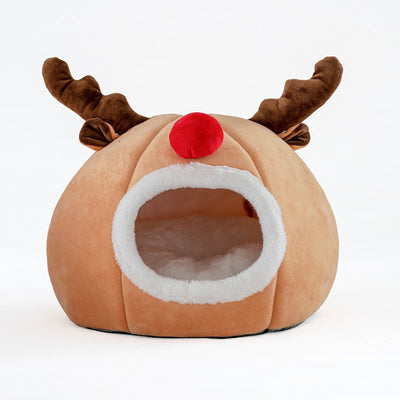 Casita Tienda para Mascotas Reno Navideño - Image 4