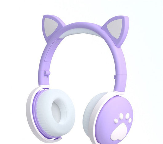 Auriculares Inalámbricos Bluetooth con Diseño de Orejas de Gato - Image 4