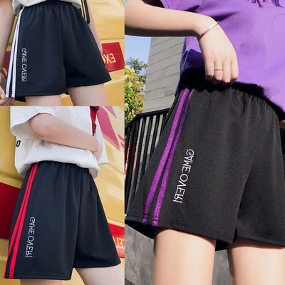 Shorts Deportivos de Cintura Alta y Pierna Ancha para Mujer - Image 5
