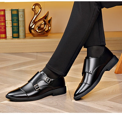 Zapatos de Cuero para Hombre con Suela Suave - Diseño Versátil y Cómodo - Image 8