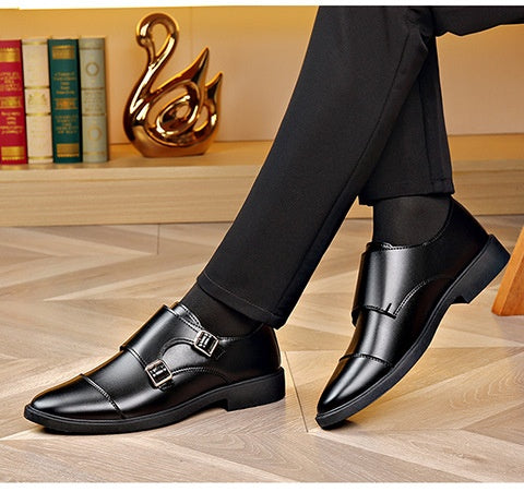 Zapatos de Cuero para Hombre con Suela Suave - Diseño Versátil y Cómodo - Image 8