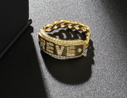 Anillo de Plata 925 con Cristal y Diamante - Diseño Minimalista para Parejas - Image 4