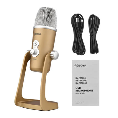 Micrófono Condensador Profesional para Streaming y Grabación con Tarjeta de Sonido Integrada - Image 11