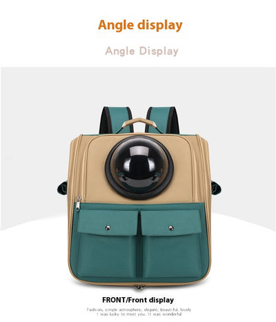 Mochila Transportadora Espacial para Gatos - Gran Capacidad Portátil - Image 16