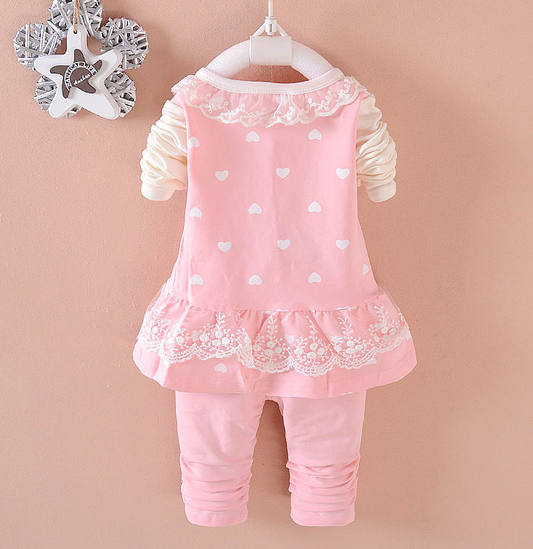 Conjunto de Ropa Deportiva para Niñas BibiCola - Sudadera y Pantalón 2 Piezas - Image 2