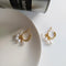 Pendientes Elegantes de Perla y Borla