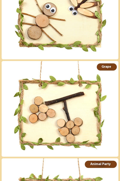Kit de Arte Ramas Naturales - Pintura Artesanal en Madera para Día del Árbol - Image 16