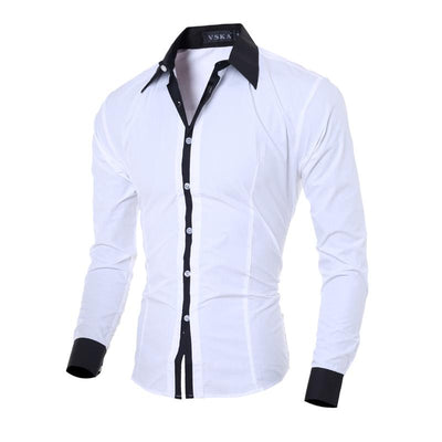 Camisas Casuales Ajustadas de Manga Larga para Hombre - Image 6