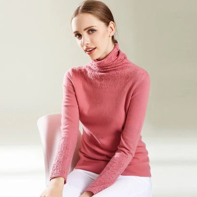 Suéter Cuello Alto Texturizado Oversize - Image 17