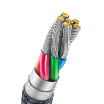 Cable USB-C de Carga Rápida 100W Crystal Shine - Transferencia de Datos - Image 8