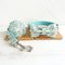 Collar para Perro con Estampado Floral Térmico y Moño Ajustable