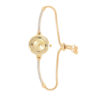 Reloj de Cuarzo para Mujer con Diamantes y Esfera Redonda - Image 7