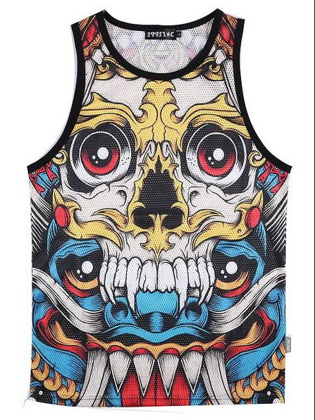 Playera de Malla Calavera - Diseño Edgy y Versátil - Image 4