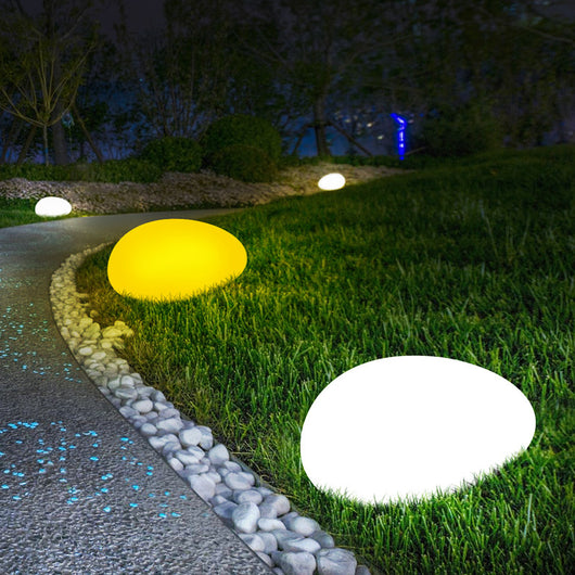 Lámpara Solar LED para Jardín en Forma de Piedra - Image 6