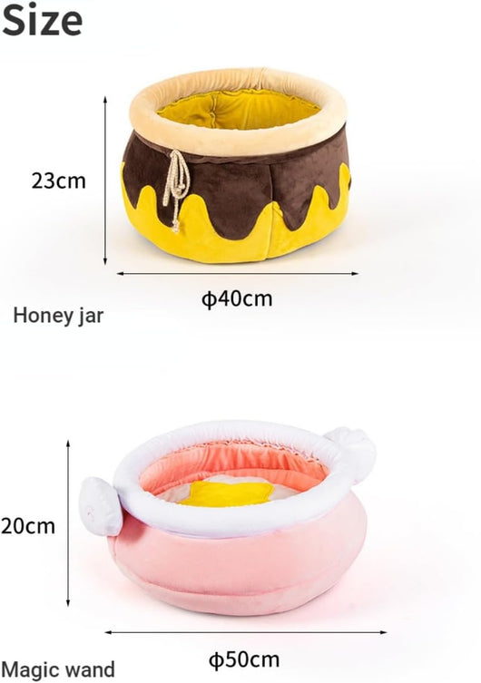 Cama Nido para Gatos Forma Miel - Sofá Cómodo y Acogedor para Mascotas - Image 17