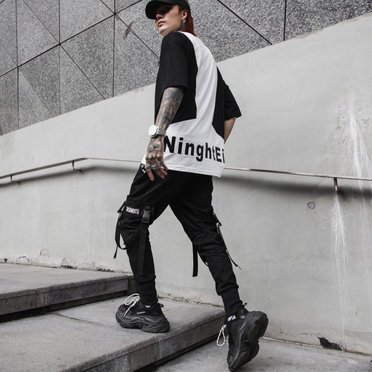 Pantalones Harem Casuales para Hombre - Estilo Urbano Trendy - Image 3