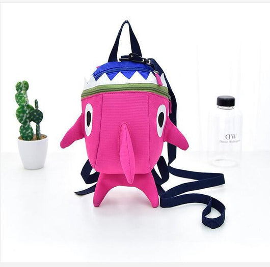 Mochila Infantil Anti-pérdida con Diseño Tiburón - Perfecta para Niños - Image 8