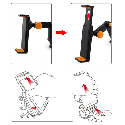 Soporte Universal Plegable con Ventosa para Auto - Teléfono, Tablet y GPS - Image 4