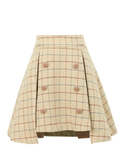 Falda de Lana a Cuadros - Elegancia Clásica - Image 9